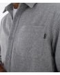 Hombre con camisa de franela Hurley Axe Flannel Gris bolsillo