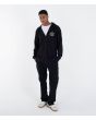 Hombre con sudadera de capucha y cremallera Hurley Sider Negra ajuste regular
