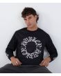 Hombre con Camiseta de manga larga Hurley x Travis Barker Check Out Jersey Negra estampado delantero