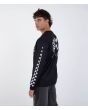 Hombre con Camiseta de manga larga Hurley x Travis Barker Check Out Jersey Negra lateral
