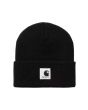 Carhartt WIP, gorro Ashley Beanie negro para mujer