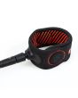 Invento para tabla de surf FCS Freedom Helix 6' All Round Leash rojo y negro tobillera
