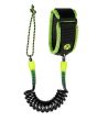 Invento Leash de bíceps para Bodyboard Creatures en color negro y lima 