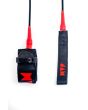 Invento para tablas de Surf Jam Traction Comfortlight Shredder Leash 6" en color negro y rojo