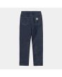 Pantalón vaquero de ajuste recto relajado Carhartt WIP Pontiac Azul One Wash para hombre posterior