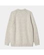 Jersey de lana Carhartt WIP Anglistic Sweater Speckled Salt para hombre posterior