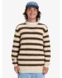 Hombre con Jersey de invierno Quiksilver Lagos Striped Marrón a Rayas