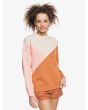 Jersey Roxy Early Doors tricolor para mujer