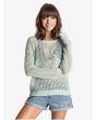 Mujer con Jersey de punto Roxy Turnabout Verde