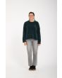 Mujer con Jersey cuadrado Volcom Bubble Tea Ponderosa Pine frontal