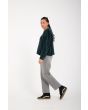 Mujer con Jersey cuadrado Volcom Bubble Tea Ponderosa Pine lateral