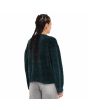 Mujer con Jersey cuadrado Volcom Bubble Tea Ponderosa Pine posterior