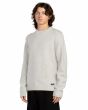 Hombre con jersey de punto Volcom Edmonder II Blanco Hueso lateral
