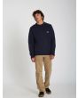 Hombre con Jersey Volcom Edmonder Azul Marino frontal