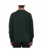Hombre con jersey de punto Volcom Edmonder II verde posterior