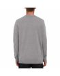 Hombre con Jersey Volcom Uperstand Sweater Gris posterior