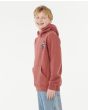 Niño con Sudadera con capucha Rip Curl Youth Search Icon color Apple Butter 8-16 años lateral