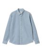 Camisa de pana Carhartt WIP L/S Madison Cord Shirt Dusty Ice / Wax para hombre