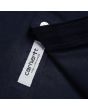 Camisa de manga larga Carhartt WIP Madison azul marino logo blanco cera para hombre etiqueta