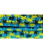 Invento para Foil Wing Foil o Race SUP de cintura Radz Hawaii Leash Coil Waist 7' 7mm Azul y Amarillo estampado