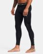 Hombre con leggins compresivos RVCA VA Sport negros izquierda