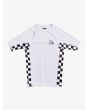 Camiseta de protección solar Quiksilver Check This UPF 50+ blanco para niño