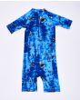 Traje de primavera con protección UV UPF 50+ Rip Curl Savages Azul para niños de 0 a 6 años posterior