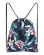 Mochila Pequeña con Cordón Ajustable Roxy Light As A Feather 14.5L azul marino para mujer Posterior