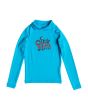 Camiseta de protección solar con manga larga Quiksilver Free Play azul para niño