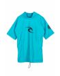 Camiseta de protección solar UPF 50 Rip Curl Grom Corpo azul para niño
