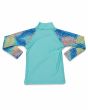 Camiseta de manga larga con protección solar UV 50 Mini Anak azul para niño posterior