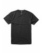Camiseta de protección solar Vissla Twisted Eco Rashguard Negro Brezo para hombre posterior