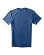 Camiseta de protección solar Vissla Twisted Eco Rashguard azul marino para hombre