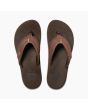 Chanclas de cuero vegano Reef Cushion Dawn marrones para hombre superior