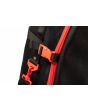 Funda acolchada con ruedas para tablas de bodyboard NMD Padded Wheelie Board Bag en color negro y rojo cierre