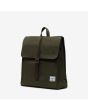 Mochila Herschel City Mid-Volume 14L verde militar unisex lateral