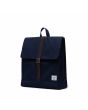 Mochila Herschel City Mid-Volume 14L azul marino Peacoat-Chicory Coffee lateral