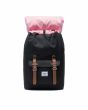 Mochila Herschel Little America Mid-Volume 17 Litros Negra Unisex abierta