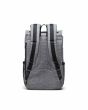 Mochila Herschel Little America Mid-Volume Backpack 21 Litros Raven Crosshatch Gris Jaspeado Unisex posterior