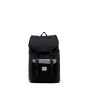 Mochila Herschel Little America Mid Volume 17 L en color negro Unisex