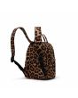 Mochila pequeña Herschel Nova Mini Backpack 9L Leopard Black para mujer posterior
