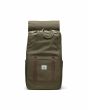 Mochila Herschel Retreat Backpack 23 Litros Verde Militar Unisex abierta