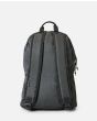 Mochila Rip Curl Dome Pro Logo 18 Litros negra para hombre posterior