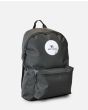 Mochila Rip Curl Dome Pro Logo 18 Litros negra para hombre lateral