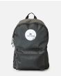 Mochila Rip Curl Dome Pro Logo 18 Litros negra para hombre