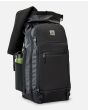 Mochila de viaje Rip Curl F-Light Surf 40 Litros Midnight Negra bolsillos