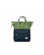 Mochila Pequeña Roka Creative Waste Two Tone Bantry B Sustainable Nylon Verde Aguacate y Azul Marino