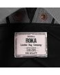 Mochila Mediana Roka Bantry B Recycled Nylon Negra 14 Litros Unisex etiqueta