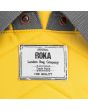 Mochila impermeable pequeña Roka Bantry B Recycled Nylon Amarillo Limón 7 Litros Unisex etiqueta