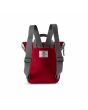 Mochila Pequeña Roka Bantry B Sustainable Nylon rojo arándano posterior